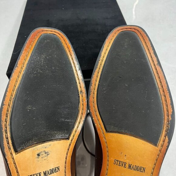 Steve Madden Parsens Oxford Dress Shoes Brown Leather Men’s 8 main image 11